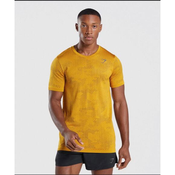 Gymshark T -shirt SPORT SEAMLESS Mens XXXL Slim Fit Workout Gym New Without Tags - Picture 1 of 12